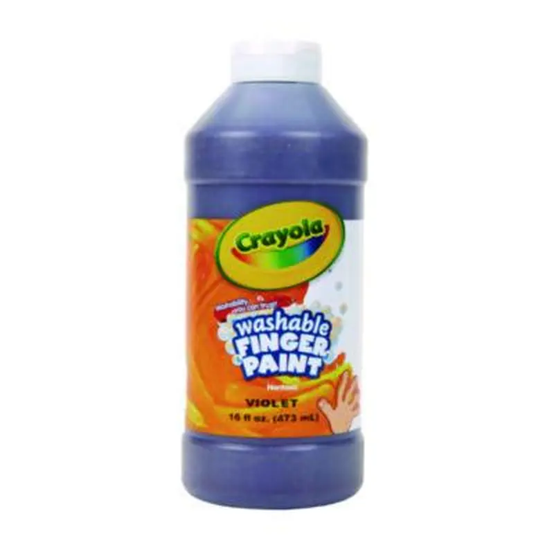 Washable Fingerpaint, Violet, 16 oz Bottle - Paint | Crayola
