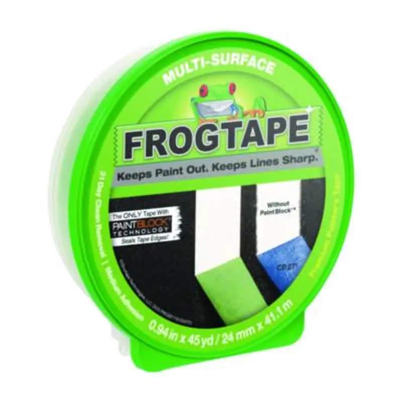 FrogTape Multi-Surface Painting Tape, 0.94" x 45 yds, Green - Tape | Duck