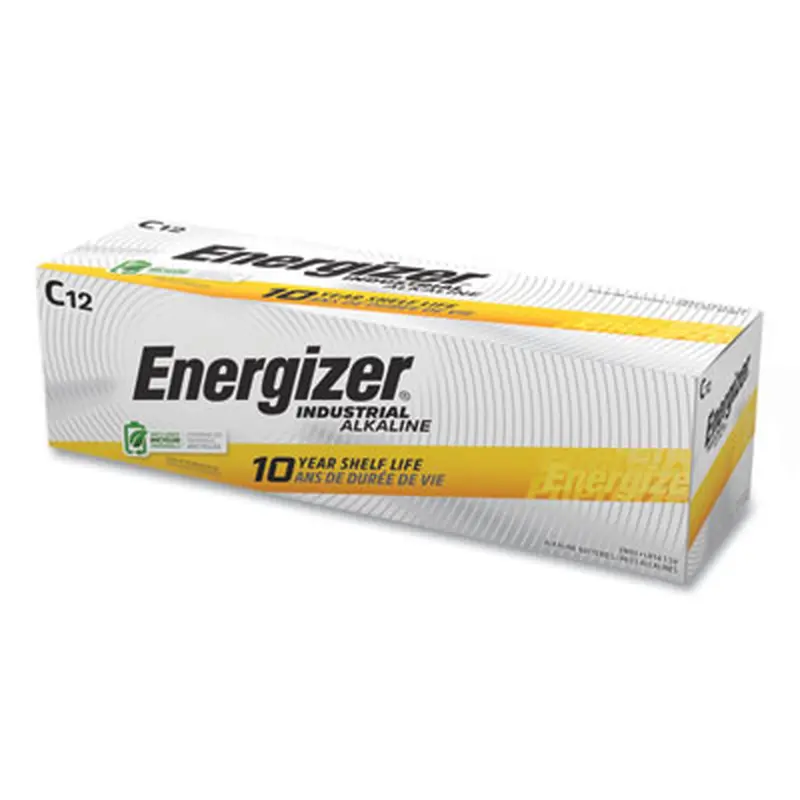 Industrial Alkaline C Batteries, 1.5 V, 12/Box - Batteries | Energizer