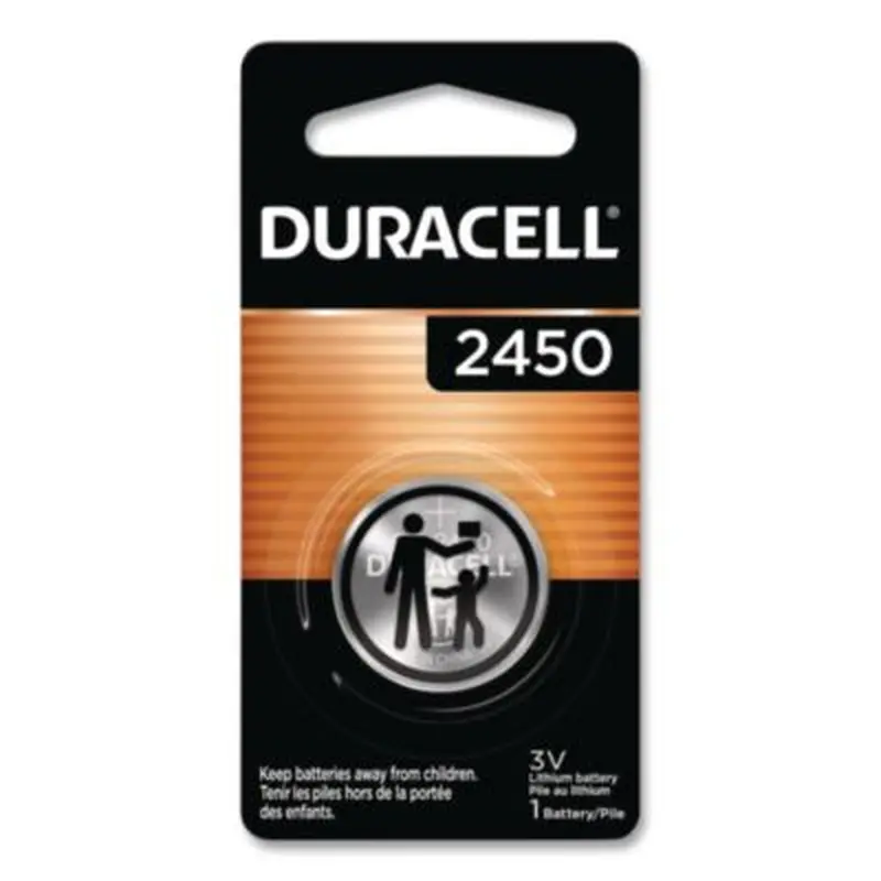 Lithium Coin Batteries, 2450, 36/Carton - Batteries | Duracell
