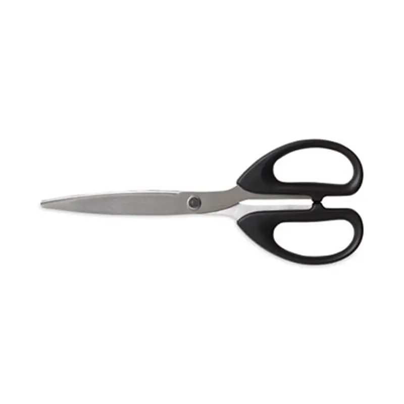 Stainless Steel Scissors, 7" Long, 2.64" Cut Length, Straight Assorted Color Handles, 2/Pack - Scissors | TRU RED