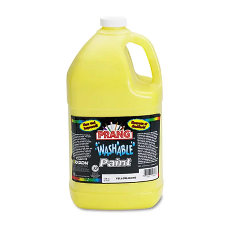 Washable Paint, Yellow, 1 gal Bottle - Paint | Prang