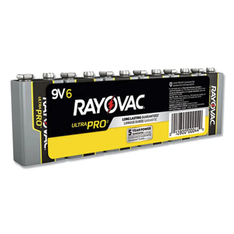 Ultra Pro Alkaline 9V Batteries, 6/Pack - Batteries | Rayovac
