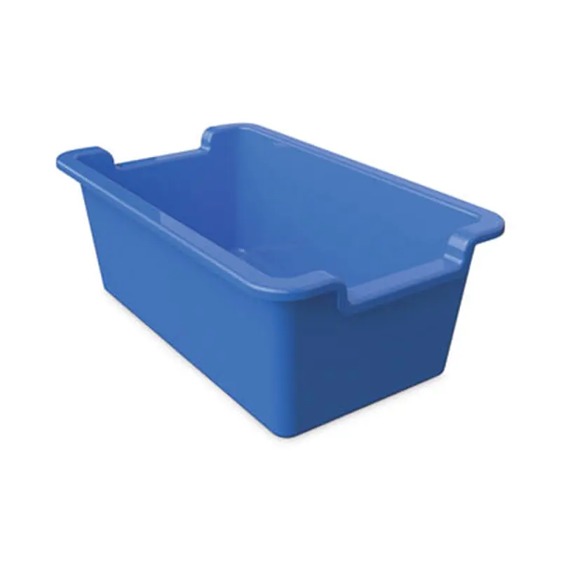 Antimicrobial Rectangle Storage Bin, Blue - Art Containers | deflecto