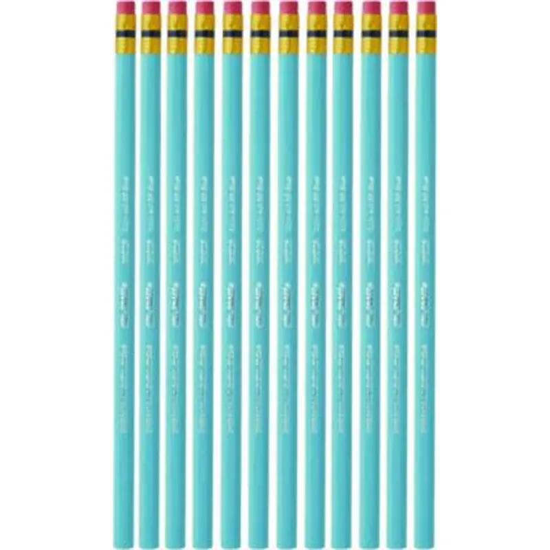 Col-Erase Pencil with Eraser, 0.7 mm, 2B, Non-Photo Blue Lead, Non-Photo Blue Barrel, Dozen - Pencils | Prismacolor