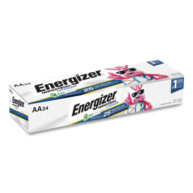Industrial Lithium AA Battery, 1.5 V, 24/Box - Batteries | Energizer