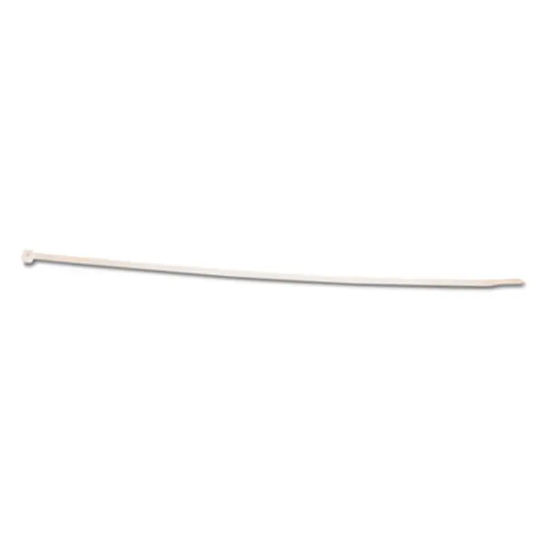 Nylon Cable Ties, 8 x 0.19, 50 lb, Natural, 1,000/Pack - Cable Management | Tatco