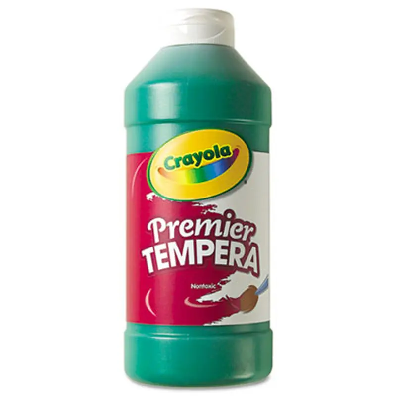 Premier Tempera Paint, Green, 16 oz Bottle - Paint | Crayola