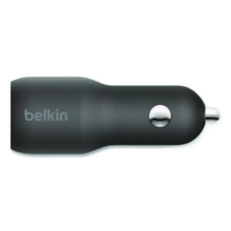 BOOST CHARGE Dual Car Charger with PPS, USB-A/USB-C, Black - Adapters/Chargers | Belkin