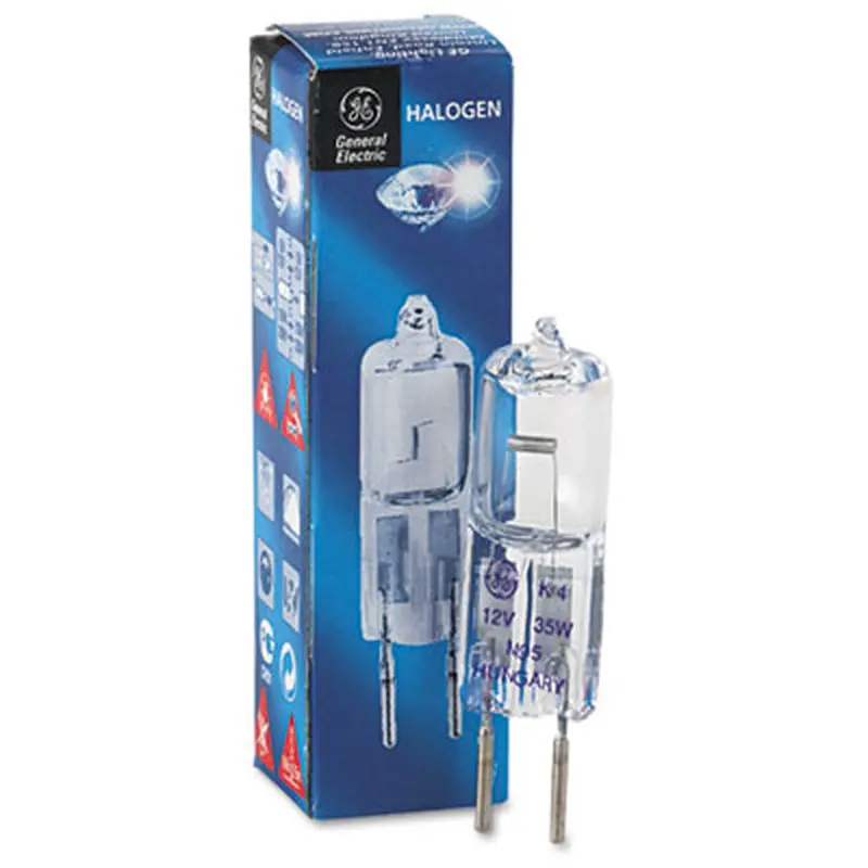 Halogen Bi-Pin T3 Light Bulb, 35 W, Clear - Light Bulbs | GE