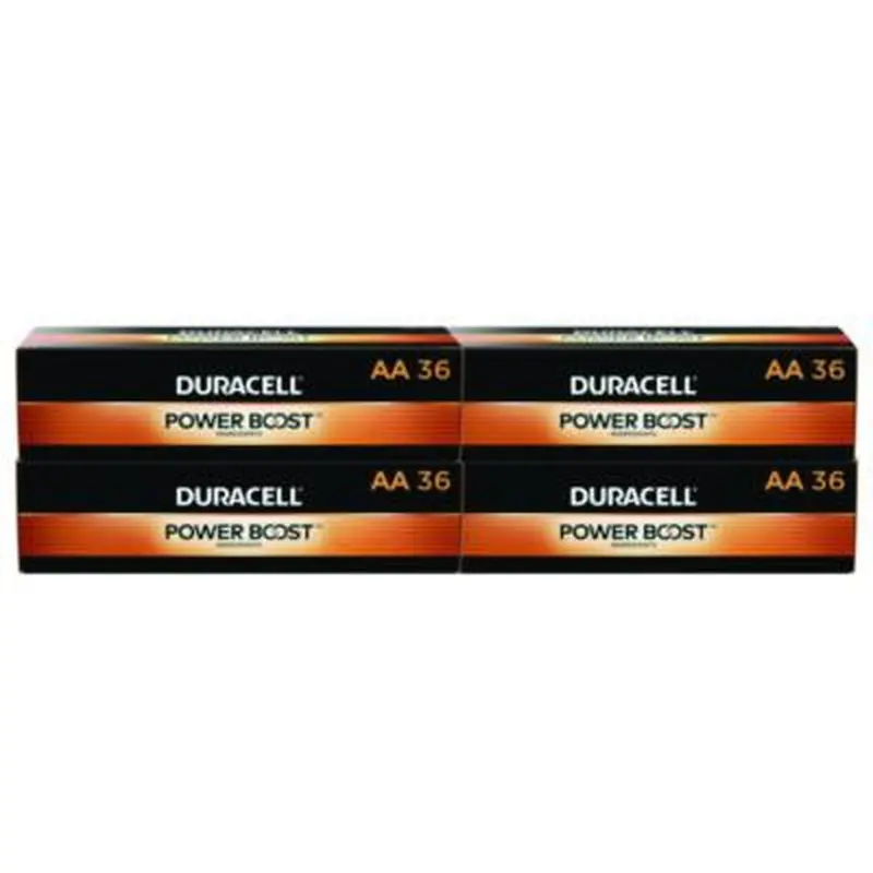 Power Boost CopperTop Alkaline AA Batteries, 36/Pack, 4 Packs/Carton - Batteries | Duracell