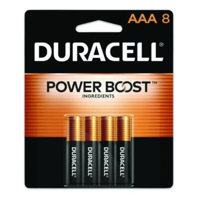 Power Boost CopperTop Alkaline AAA Batteries, 8/Pack, 40 Packs/Carton - Batteries | Duracell