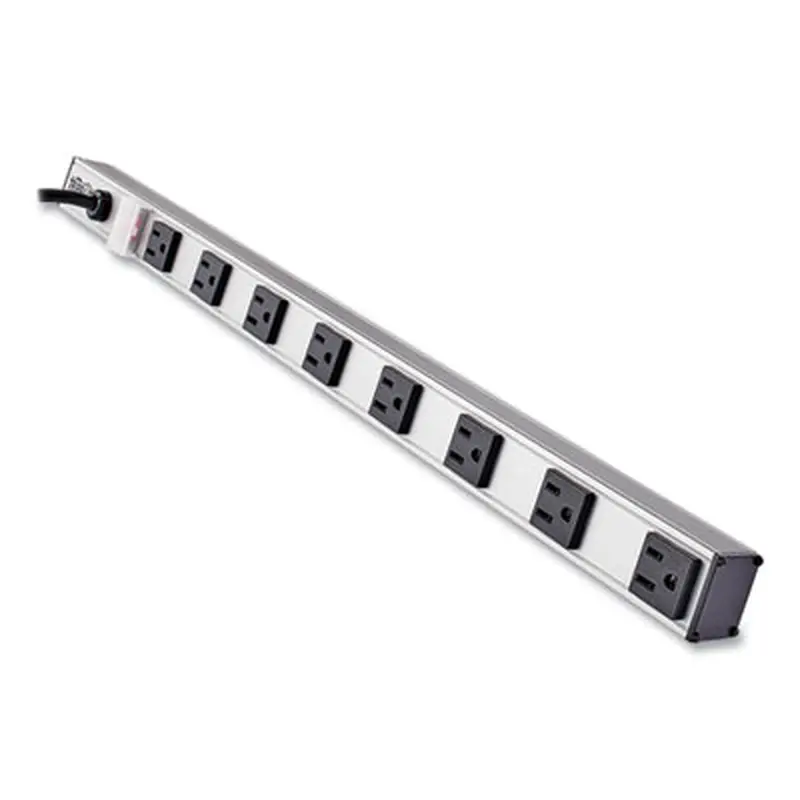 Vertical Power Strip, 8 Outlets, 15 ft Cord, Silver - Power Strips | Tripp Lite by Eaton