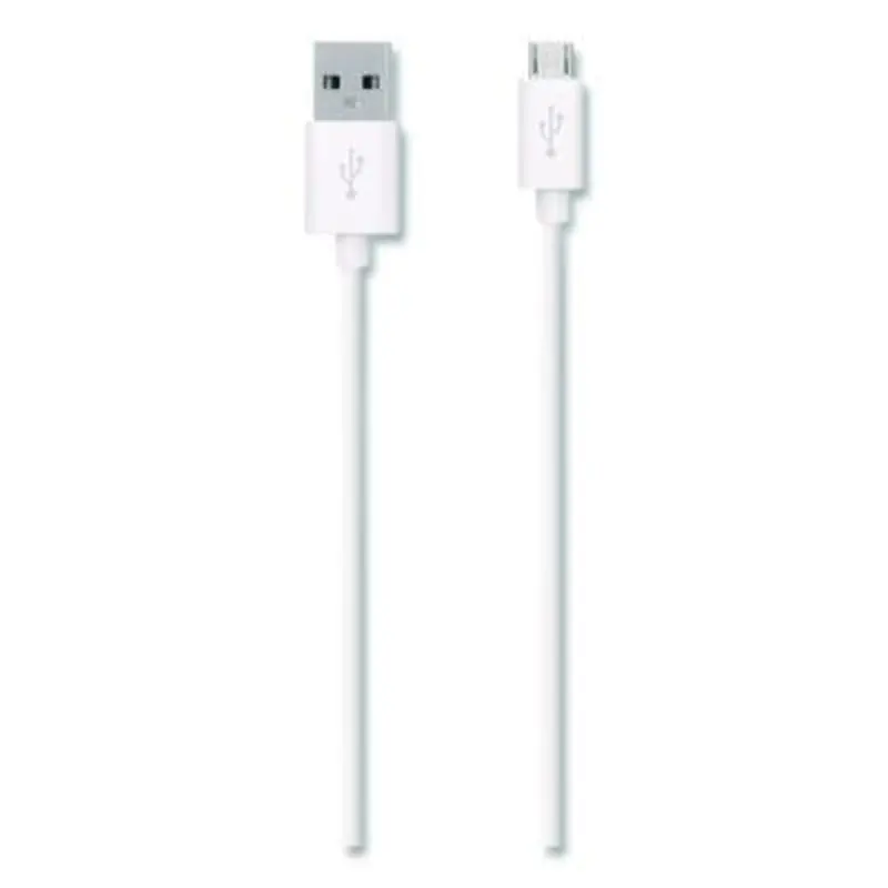 MIXIT Micro USB ChargeSync Cable, 4 ft, White - Adapters/Chargers | Belkin