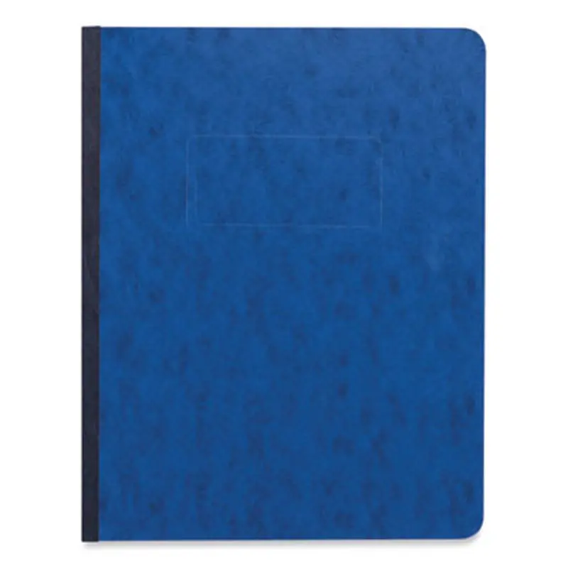 Pressboard Report Cover, Two-Piece Prong Fastener, 3" Capacity, 8.5 x 11, Dark Blue/Dark Blue - Report Covers | Universal
