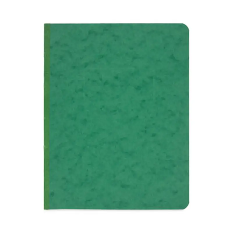 Pressboard Report Cover with Tyvek Reinforced Hinge, Two-Piece Prong Fastener, 3" Capacity, 8.5 x 11, Dark Green/Dark Green - Report Covers | ACCO