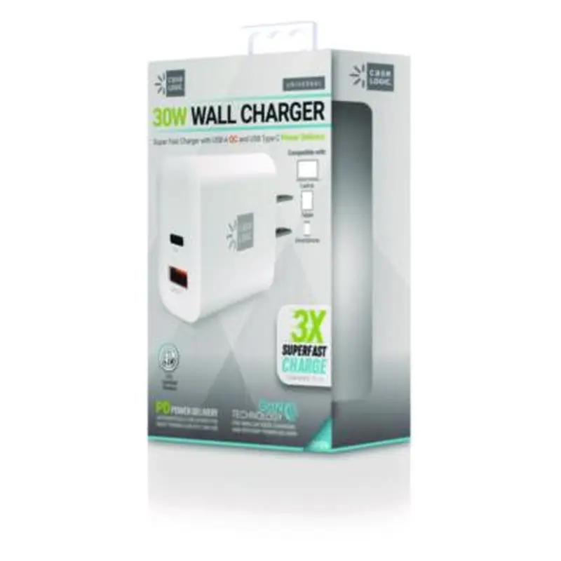 Wall Charger, 30 W, White - Adapters/Chargers | ByTech