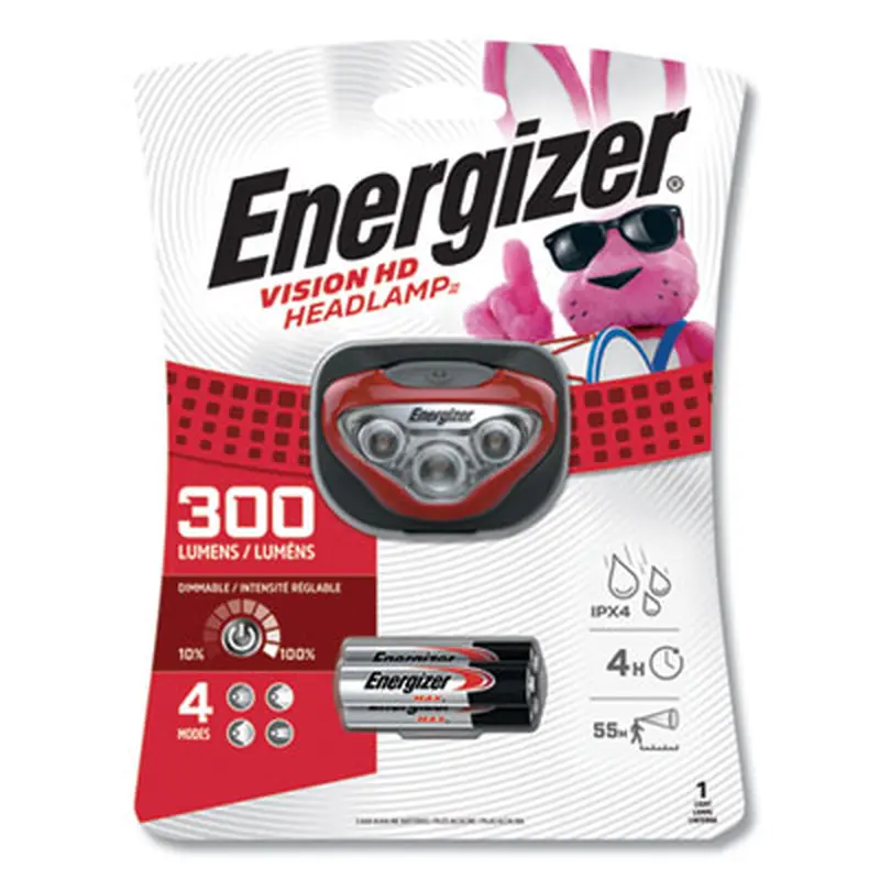 LED Headlight, 3 AAA Batteries (Included), Red - Flashlights | Energizer