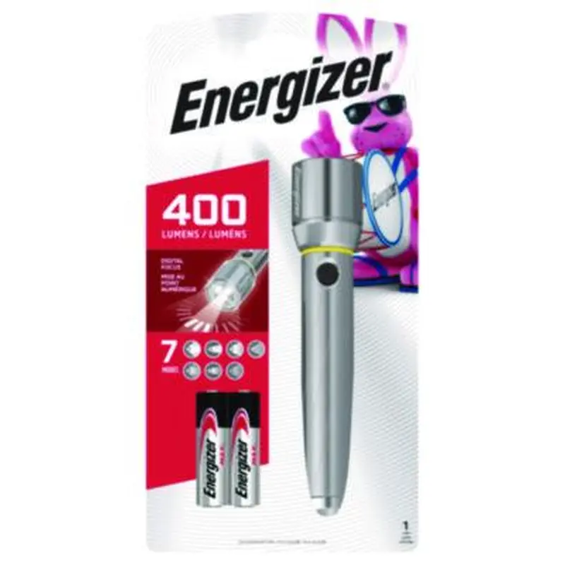 Vision HD, 2 AA Batteries (Included), Silver - Flashlights | Energizer