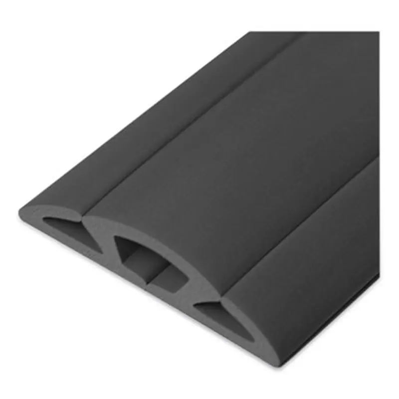 Cord Protector and Concealer, 2.6" x 5 ft, Gray - Cable Management | UT Wire