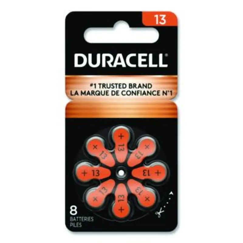 Hearing Aid Battery, #13, 8/Pack - Batteries | Duracell