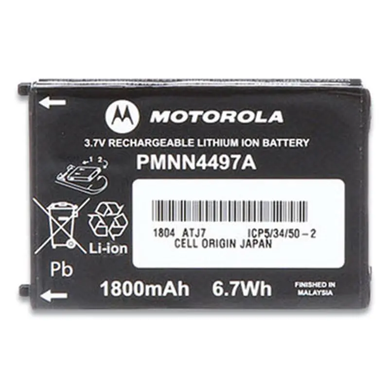 Li-Ion Battery for CLS Series Radios, 3.7 V, 1800 mAh - Batteries | Motorola