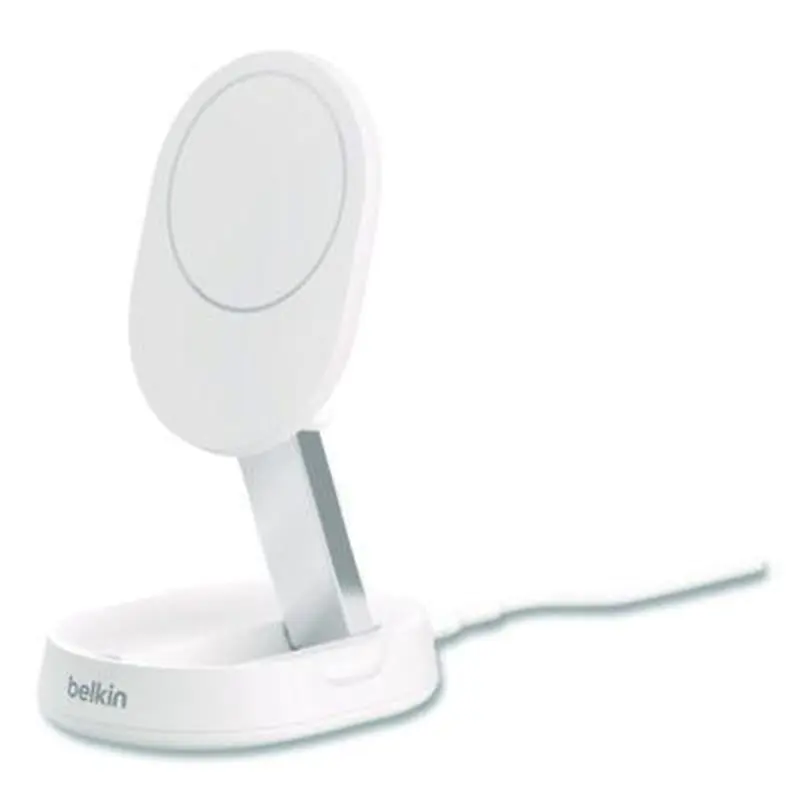 BOOST CHARGE Pro Convertible Magnetic Wireless Charging Stand, Qi2 Wireless Charging, 15 W, White - Adapters/Chargers | Belkin