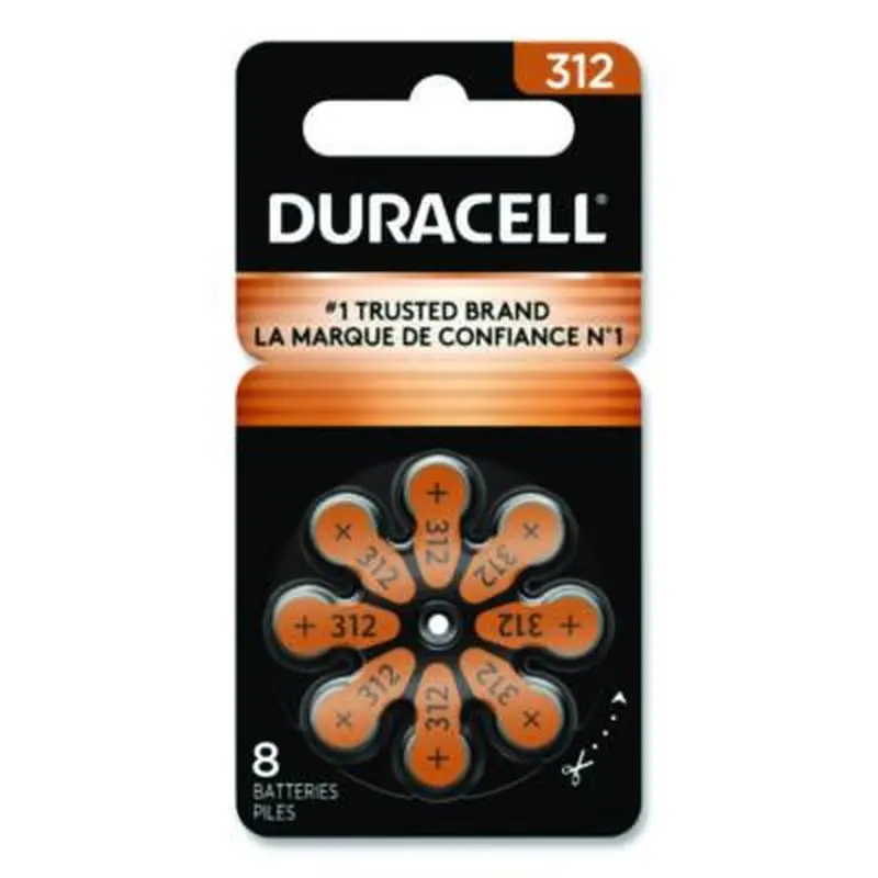 Hearing Aid Battery, #312, 8/Pack - Batteries | Duracell