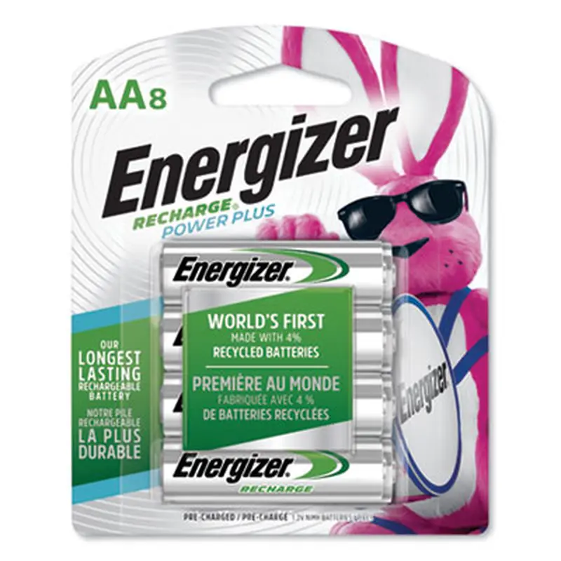 NiMH Rechargeable AA Batteries, 1.2 V, 8/Pack - Batteries | Energizer