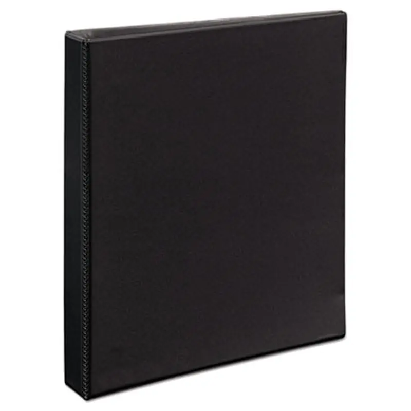 Durable View Binder with DuraHinge and EZD Rings, 3 Rings, 1" Capacity, 11 x 8.5, Black, (9300) - Binders | Avery