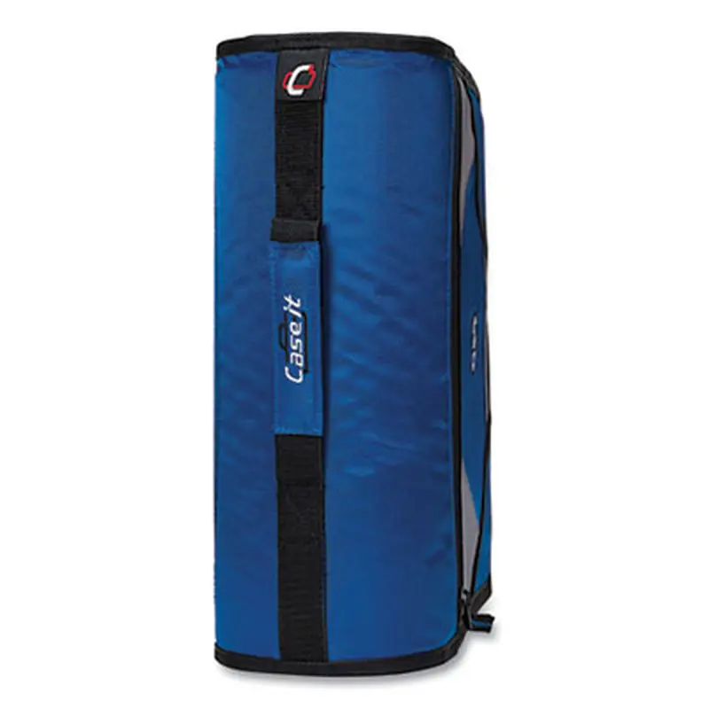King Size Mighty Zip Tab Binder, 3 Rings, 4" Capacity, 11 x 8.5, Blue - Binders | Case it