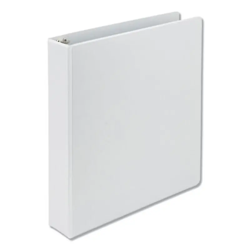 Earth's Choice Plant-Based D-Ring View Binder, 3 Rings, 1.5" Capacity, 11 x 8.5, White - Binders | Samsill