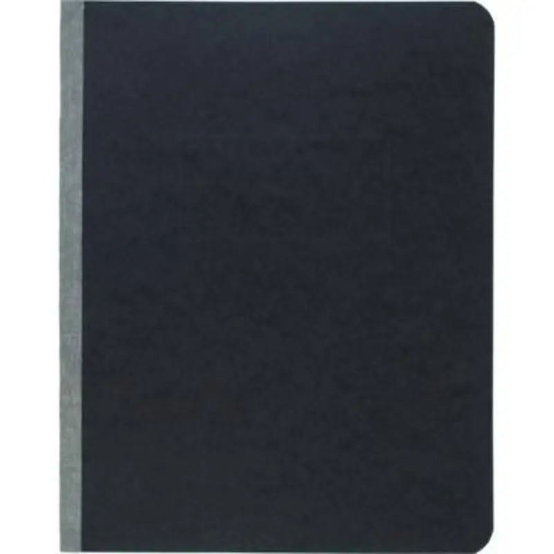 Pressboard Report Cover with Tyvek Reinforced Hinge, Two-Piece Prong Fastener, 3" Capacity, 8.5 x 11, Black/Black - Report Covers | ACCO