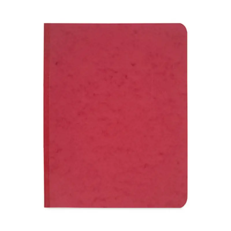 Pressboard Report Cover with Tyvek Reinforced Hinge, Two-Piece Prong Fastener, 3" Capacity, 8.5 x 11, Red/Red - Report Covers | ACCO