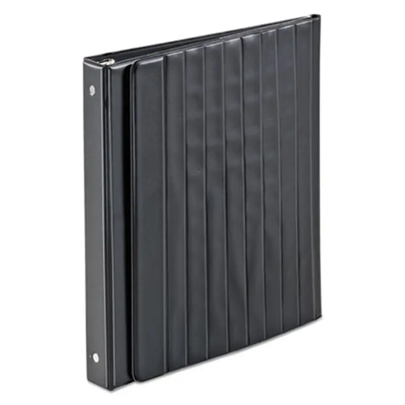 Easel Round Ring Binder, 3 Rings, 1" Capacity, 11 x 8.5, Black - Binders | Cardinal
