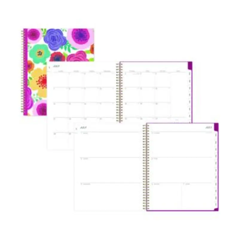 Mahalo Academic Year Create-Your-Own Cover Weekly/Monthly Planner, Floral Artwork, 11 x 8.5, 12-Month (July-June): 2025-2026 - Appointment Books & Planners | Blue Sky