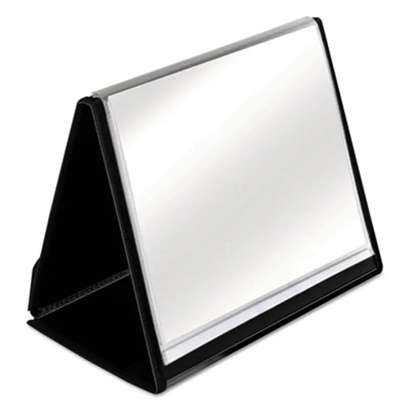 ShowFile Horizontal Display Easel, 20 Letter-Size Sleeves, Black - Presentation Books | Cardinal