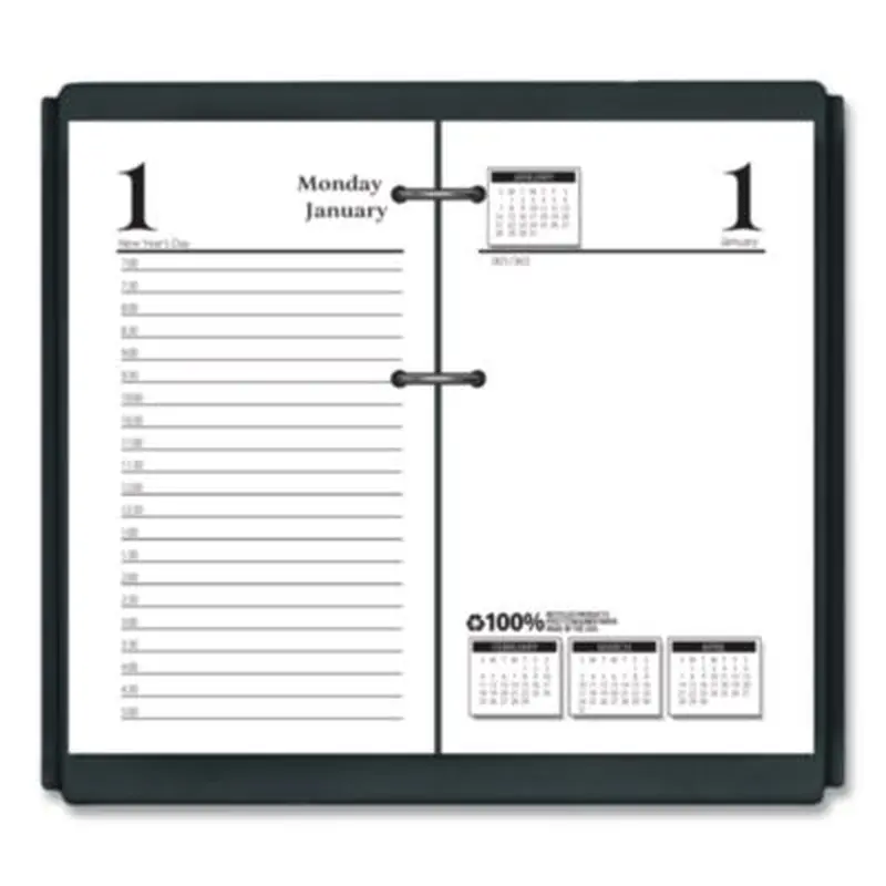 Economy Daily Desk Calendar Refill, 3.5 x 6, White Sheets, 12-Month (Jan to Dec): 2026 - Calendar Refills | House of Doolittle