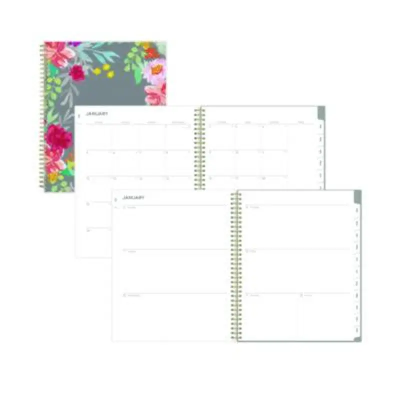 Sophie Frosted Weekly/Monthly Planner, Floral Artwork, 11 x 8.5, Multicolor Cover, 12-Month (Jan to Dec): 2026 - Appointment Books & Planners | Blue Sky