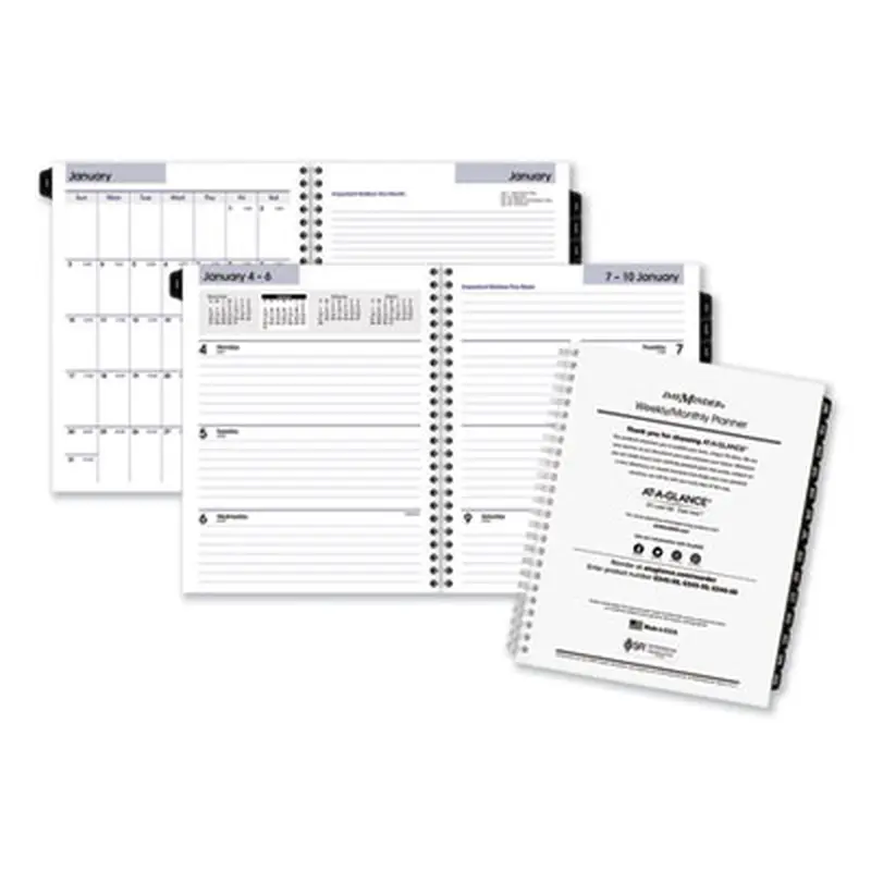 DayMinder Executive Weekly/Monthly Refill, 8.75 x 7, White Sheets, 12-Month (Jan to Dec): 2026 - Appointment Books & Planners | AT-A-GLANCE