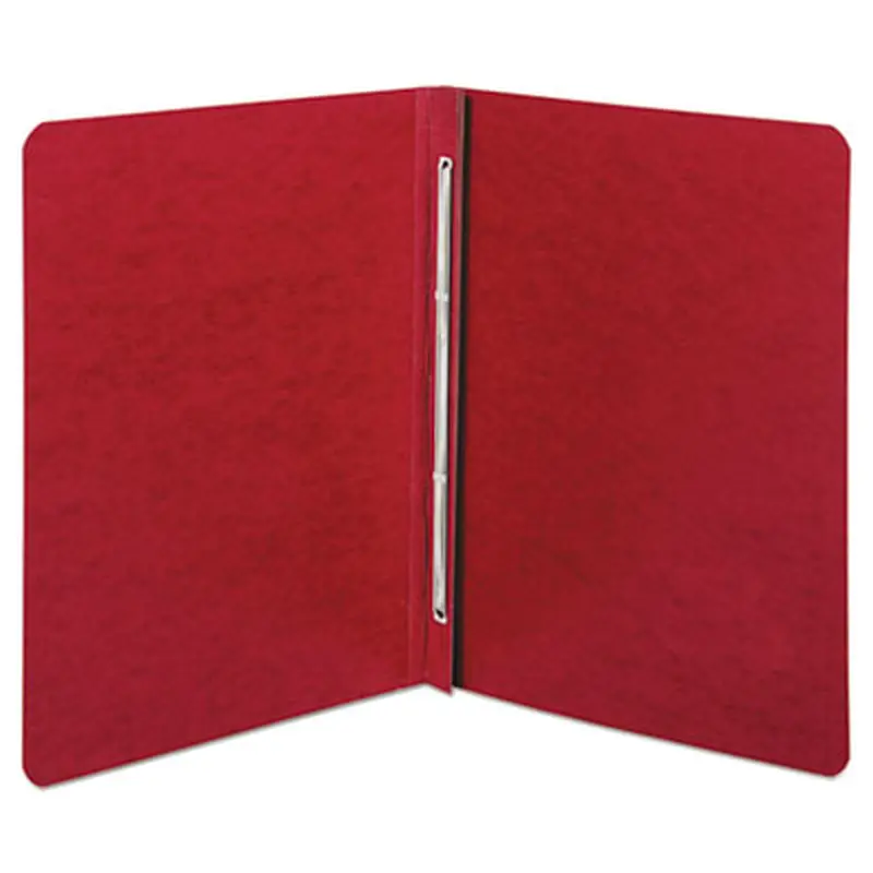 Presstex Report Cover with Tyvek Reinforced Hinge, Two-Piece Prong Fastener, 3" Capacity, 8.5 x 11, Executive Red - Report Covers | ACCO