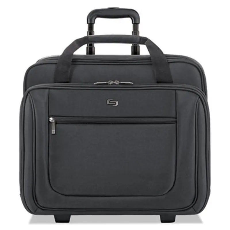 Classic Rolling Case, Fits Devices Up to 17.3", Polyester, 17.5 x 9 x 14, Black - Brief & Business Cases | Solo