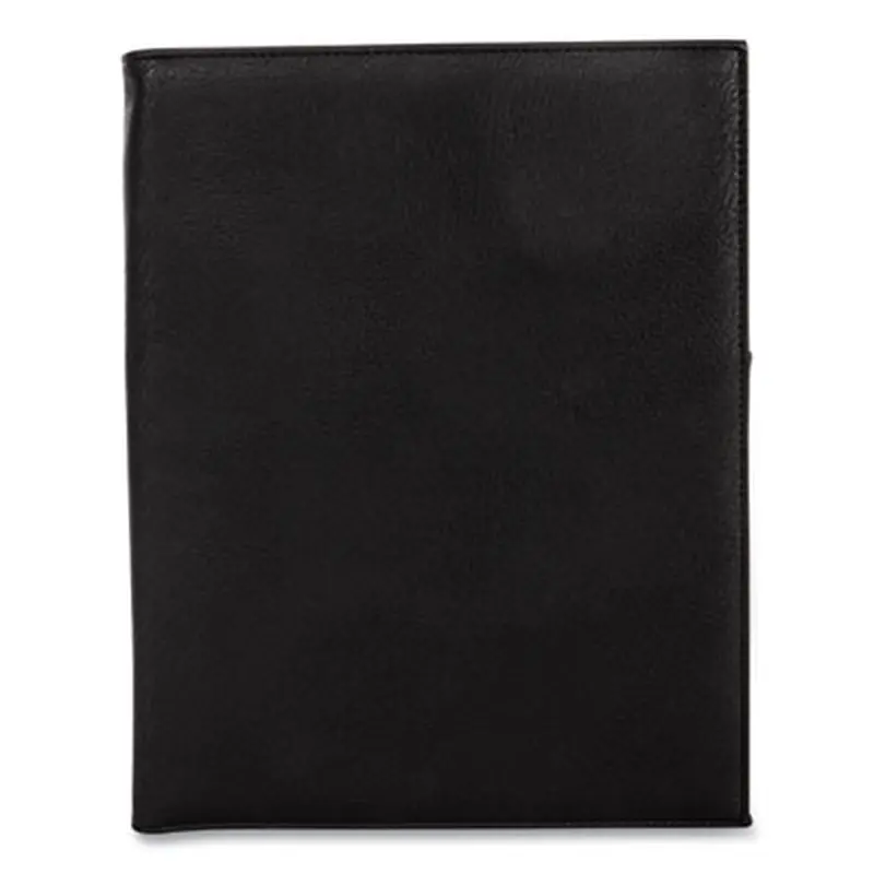 Faux-Leather Padfolio, 9 x 12 Pad, 9.75 x 12.5, Black - Pad Folios | Bond Street, Ltd.