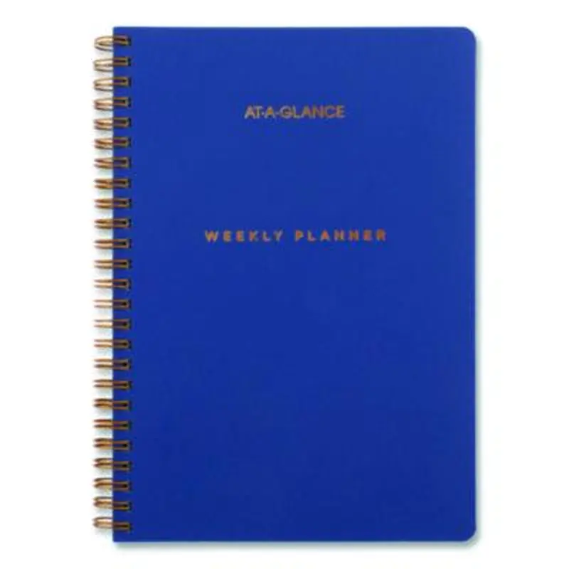 SignatureLiteAcademic Weekly Monthly Planner, Blue Cover, 12-Month (July to June): 2025 to 2026 - Appointment Books & Planners | AT-A-GLANCE