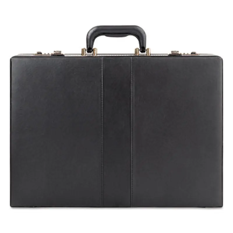 Classic Attache, Vinyl, 12.5 x 4 x 17.5, Black - Brief & Business Cases | Solo