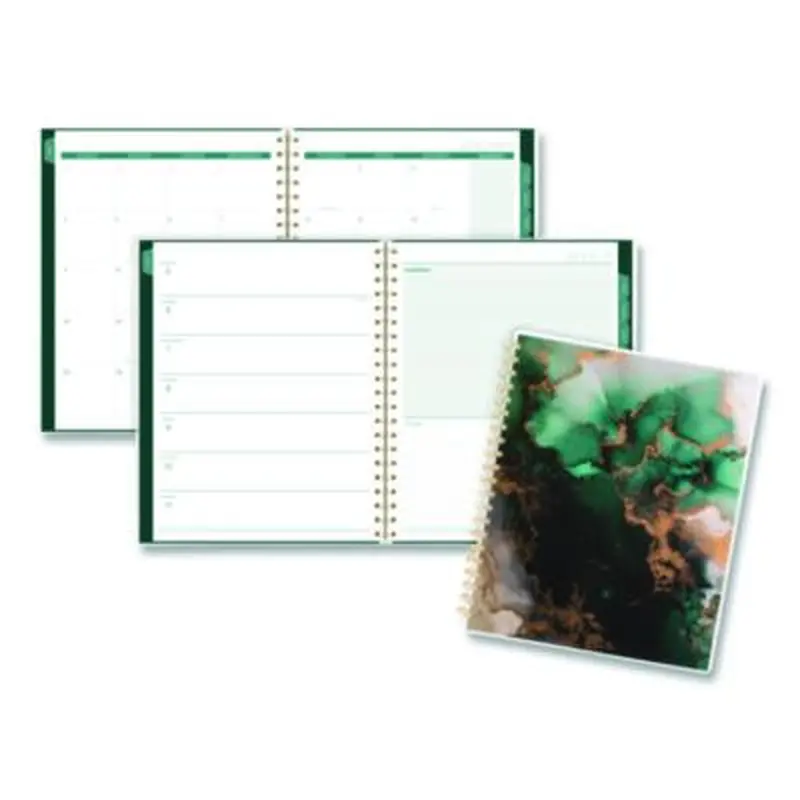 Emerald Isle Weekly/Monthly Planner, 11 x 8.5, Green Marbled Cover, 12-Month (Jan-Dec): 2026 - Appointment Books & Planners | Cambridge