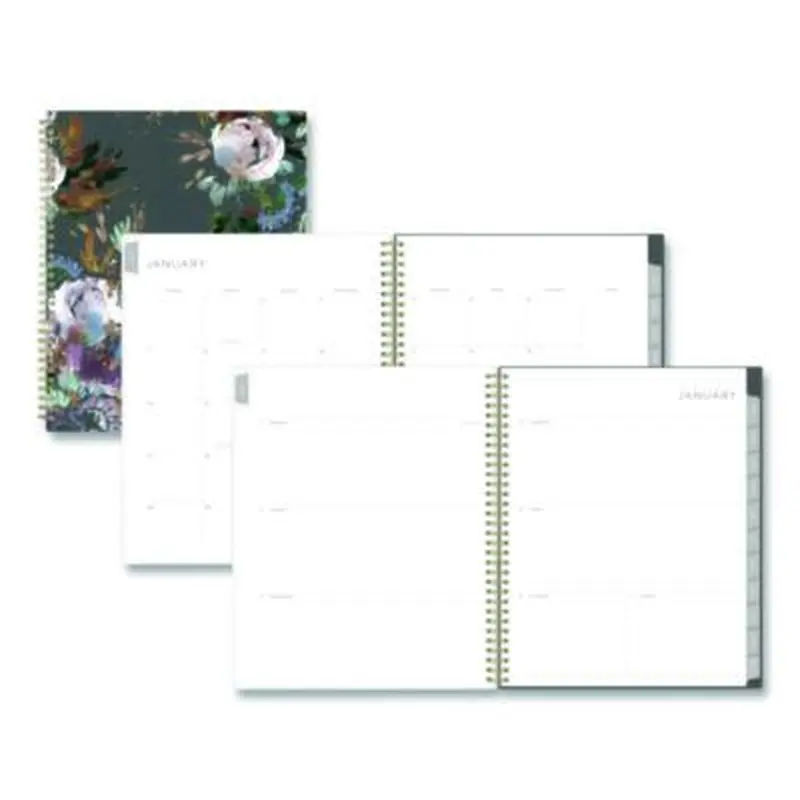 Kelly Ventura Midnight Garden Weekly/Monthly Planner, Floral Artwork, 11 x 8.5, Multicolor Cover, 12-Month (Jan to Dec): 2026 - Appointment Books & Planners | Blue Sky