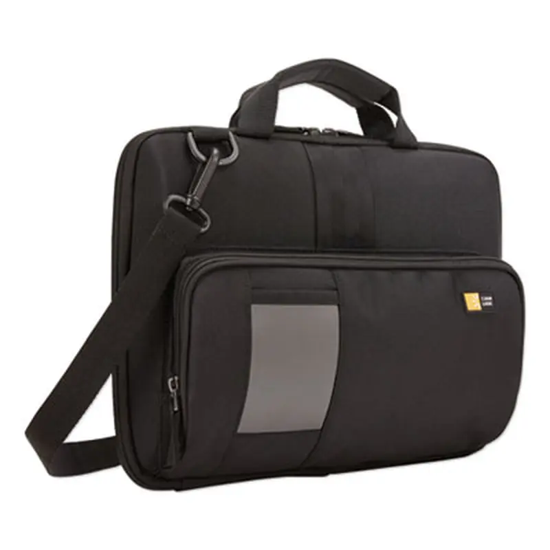 Guardian Work-In Case with Pocket, Fits Devices Up to 13.3", Polyester, 13 x 2.4 x 9.8, Black - Laptop & Tablet Bags | Case Logic