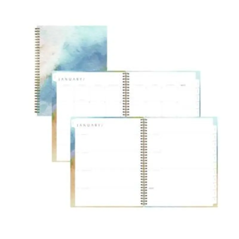 One Tree Planted Andreo Weekly/Monthly Planner, Abstract Artwork, 11" x 8.5", Blue/Sand/Green Cover, 12-Month (Jan-Dec): 2026 - Appointment Books & Planners | Blue Sky