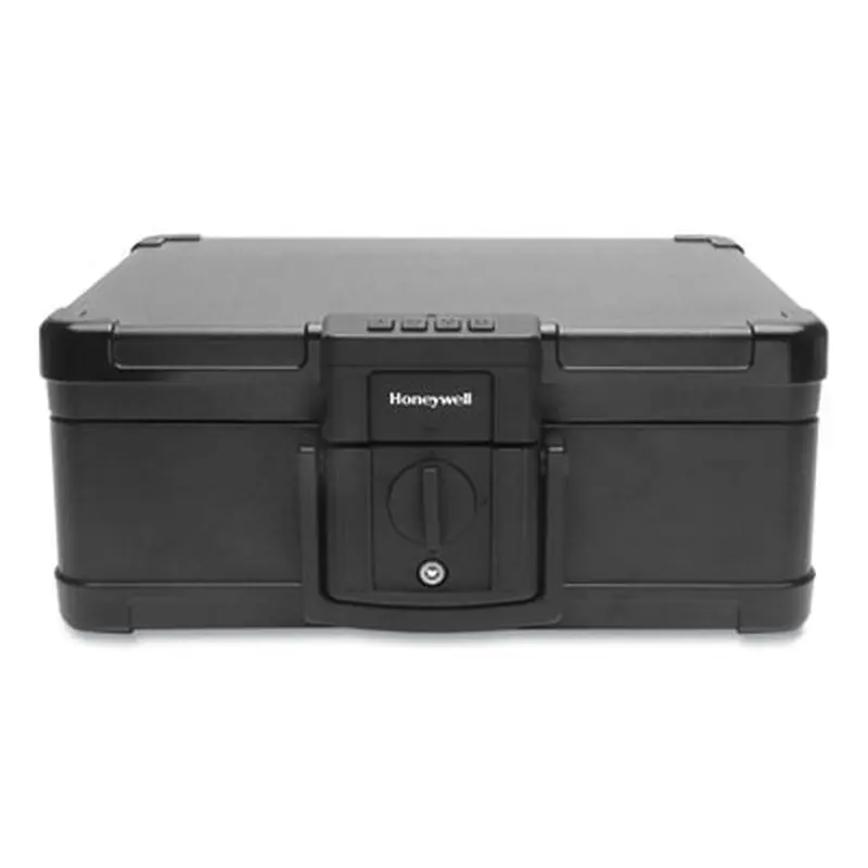 Fire and Waterproof Safe with Touchpad Lock, 15.9 x 13.1 x 6.7, 0.24 cu ft, Black - Safes | Honeywell